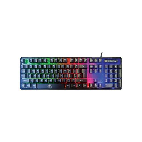 Dexim KBL707 Mekanik Hisli Rgb LED Arka I��kl� �effaf Gaming Oyuncu Klavye