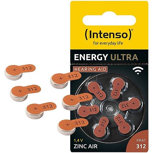 ntenso Energy Ultra Hearing Aid A312 6 Adet