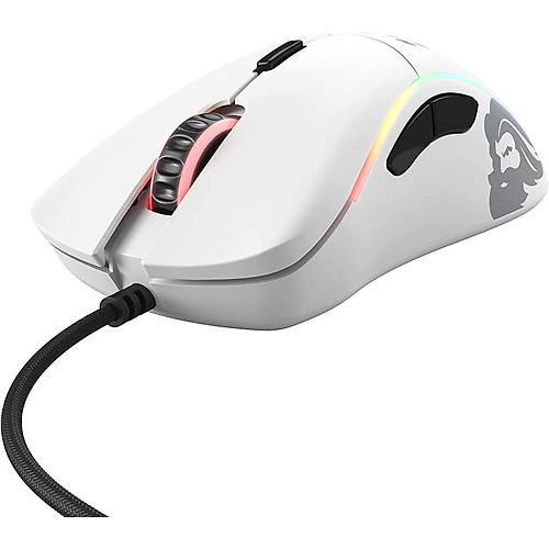 Glorious Model D Kablolu Mat Beyaz RGB Oyuncu Mouse 69Gr
