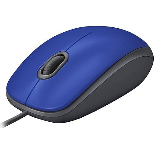 Logitech M110 Silent (Sessiz) Kablolu USB Mouse - Mavi 910-005488