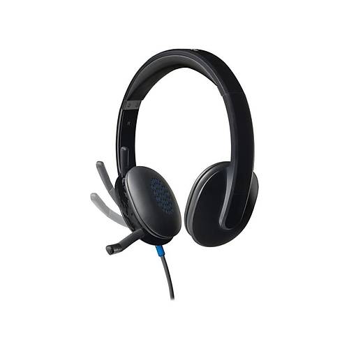 Logitech H540 USB Grlt nleyici Mikrofonlu Kablolu Kulaklk - Siyah