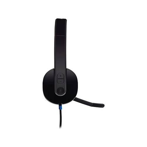 Logitech H540 USB Grlt nleyici Mikrofonlu Kablolu Kulaklk - Siyah
