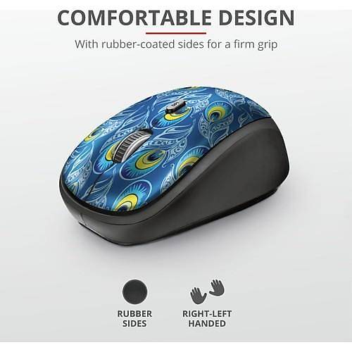 Trust 23388 YVI Wireless Mouse Peacock