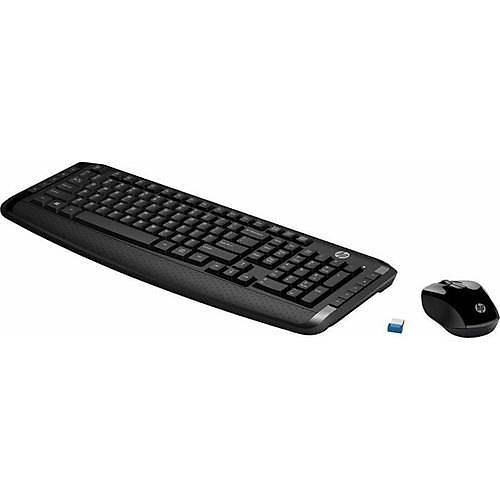 Hp 300 Kablosuz Klavye Mouse Set Siyah 3ML04AA