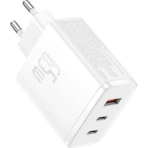 Baseus Cube Pro 65W �arj Cihaz� Beyaz