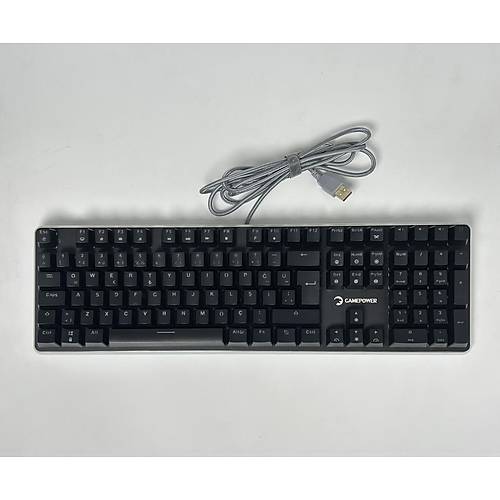Gamepower Saber RGB Blue Switch Mekanik Klavye - TR (OUTLET)