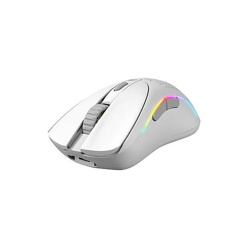 Glorious Model D2 26000 DPI 66 g Kablosuz RGB Ergonomik Gaming Mouse ? Mat Beyaz (GLO-MS-DWV2-MW)