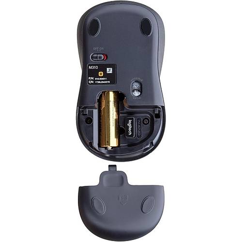 Logitech M310 XL Mouse Tam Boy Rahat Kauuk Kenarl Tavuskuu Mavisi