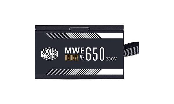 Cooler Master MWE 650W 80+ Bronze 2 x EPS Aktif PFC 120 mm Fanlý PSU (MPE-6501-ACABW-BEU)