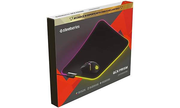 SteelSeries QcK Prism Cloth RGB Mousepad - Medium