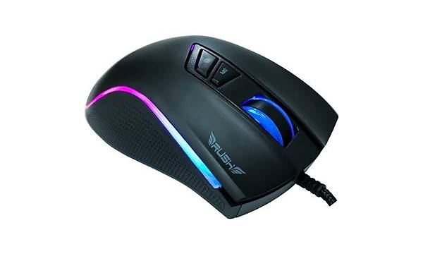 Rush Assault RM85 10000DPI RGB Iþýklý Makrolu Gaming Oyuncu Mouse