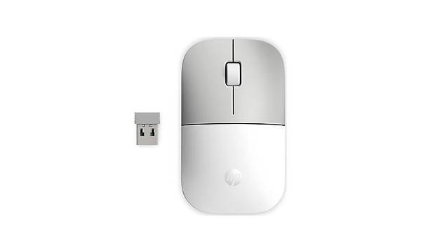 HP Z3700 Kablosuz Ince & Sessiz Mouse - Beyaz & Gümüþ - 171D8AA