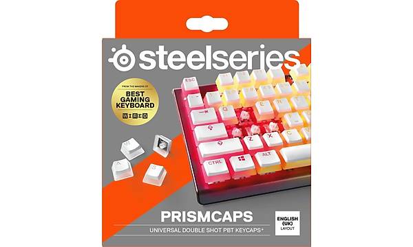 SteelSeries PrismCaps Beyaz Tuþ Takýmý UK