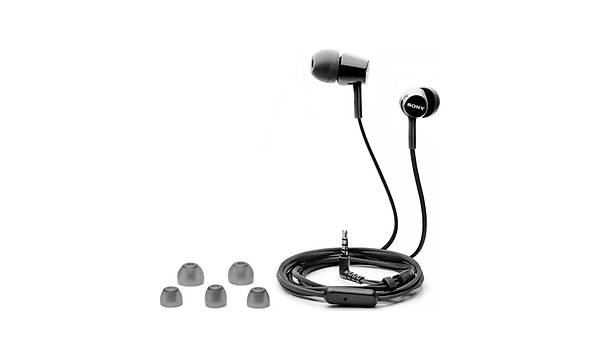 Sony MDR-EX155AP Kulak Ýçi Mikrofonlu Kulaklýk-Siyah