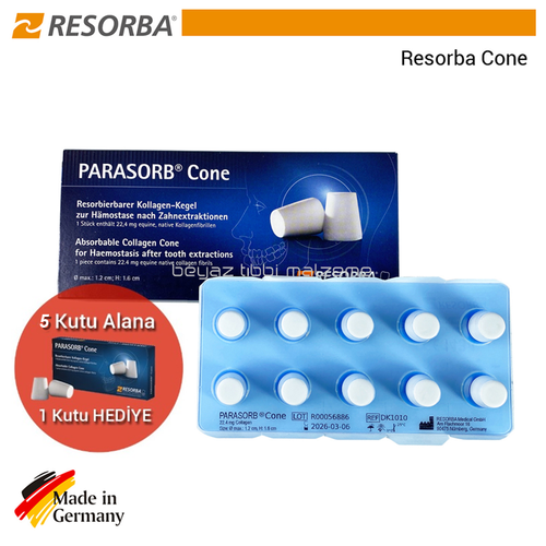Resorba Parasorb Collagene Cone  5+1 Kampanya