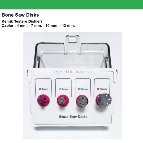 Bone Saw Disk - Kemik Testere Diski