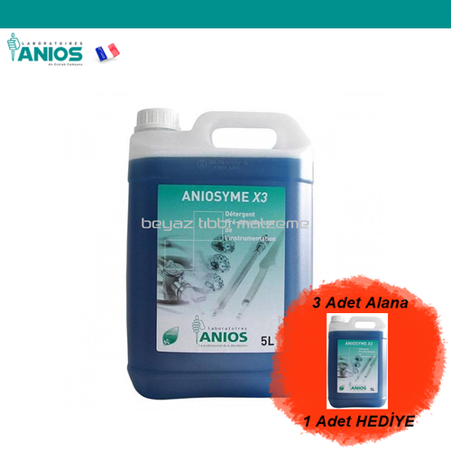 Alet Dezenfektan Konsantre 5 lt. Aniosyme X3  3 + 1 Kampanya