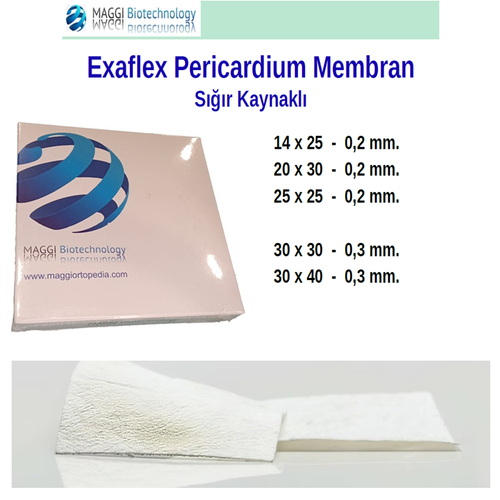 Maggi Exaflekx Pericardium Membran  14 x 25 - 0,2 mm. 10 Adet