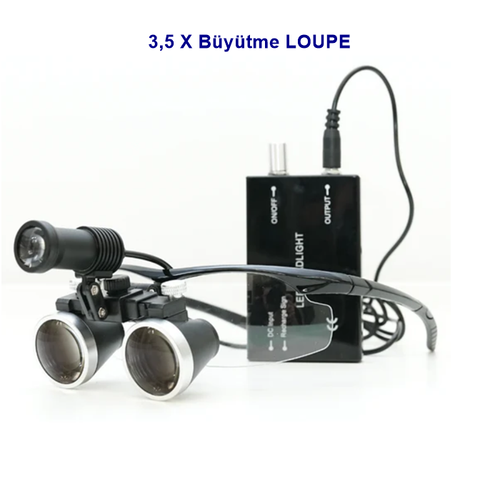 3,5 X B�y�tme Loupe Kablolu Ayarlanabilir