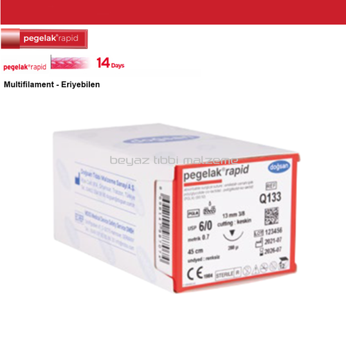 Do�san Pegelak Rapid  4/0 18 mm. Ters Keskin - �Q3183 - 75 cm.