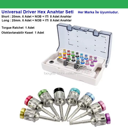 Universal Driver Hex Anahtar Seti
