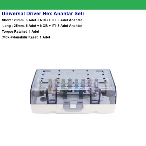 Universal Driver Hex Anahtar Seti