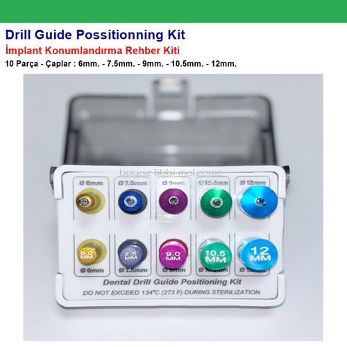 Drill Guide Possitionning Kit - mplant Konumlandrma Rehber Kit