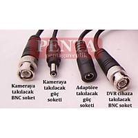 20 Metre AHD/ANALOG/TVI/CVI Hazr Cctv Kablo / 1143