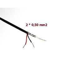 250 Metre 2+1 CCTV %100 BAKIR Kablo 2*0.50 mm Polietilen Dýþ Mekan - 1556