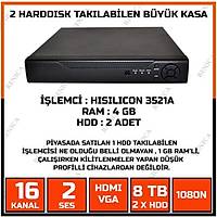 15 KAMERALI  GVENLK KAMERA SSTEM - 2MP AHD KAMERA SSTEM -  500GB HDD - 250 MT KABLOLU