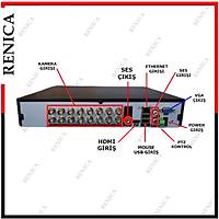 Renica AD-1660P 16 Kanal 5MP-P 1920P AHD Dvr Kayt Cihaz -XMEYE -1806R