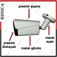Renica HD-B6814 2 MP 6 Array Led 3.6 MM Lens MD Ayakl AHD Kamera -1726R