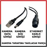 POE Kablo - Power Over Ethernet Kablosu Seti - Maksimum 30 Metre - 1355