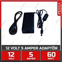 12V  5 Amper DVR Kayıt Cihazı ve Kamera Adaptörü   / 1611