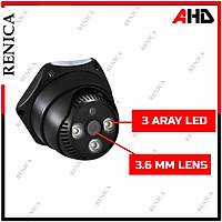 RENICA  HD-A372 2MP AHD  3 ARRAY LED 3,6 MM LENS SYAH DOME KAMERA- 1766R