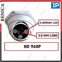 Renica IP-E937 1.3 MP (960p) 3 Array Led 3,6 MM Lens Altýgen Dome IP Kamera - 1561R