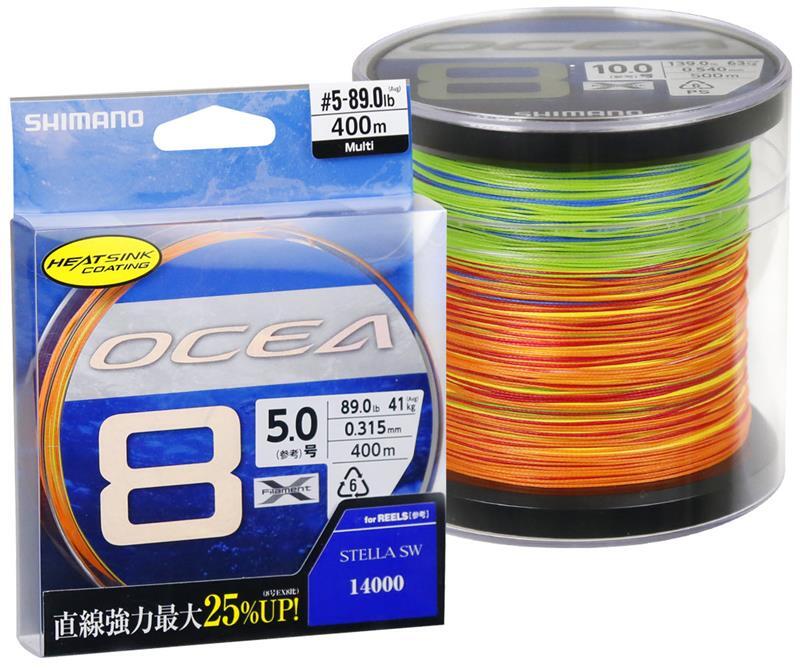 Shimano Ocea 400 mt multicolor  İp Misina