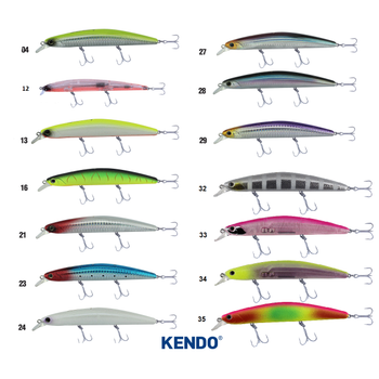Kendo Seabass Mnnow 12.5cm 21g Floatng Suni Yem