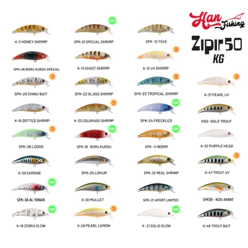 Hanfish Zıpır KG 50MM 4,5 GR LRF Maket Balık
