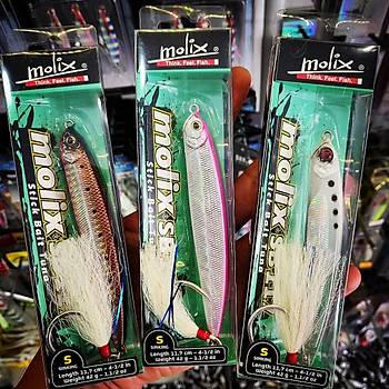 Molix SB117 Stick Bait Tuna col. Pearl White Holo Stripe