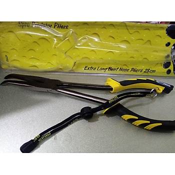 SPRO Ekstra Uzun Burunlu Bent Nose Pense 28Cm