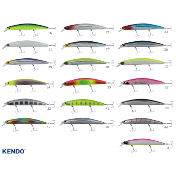 Kendo Seabass Mnnow 12.5cm 21g Floatng Suni Yem