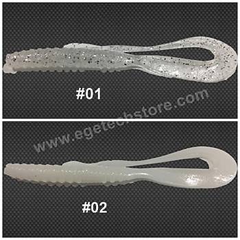 SAME Silikon Soft Tail 2,5 (6,5cm) orak kuyruk white