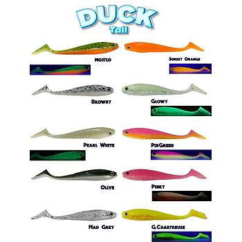 Fujin Duck Tail 9 cm Silikon Balık