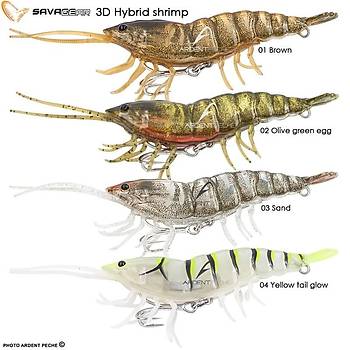 Savagear 3D Hybrid Shrimp 10 cm 17 gr S Suni Yem