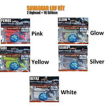 Savage gear Lrf Micro Sandeel Kit 12 Adet(1+1.5+5) Suni Yem