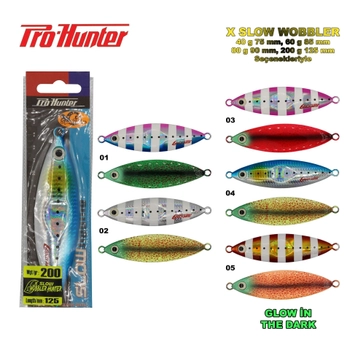 Pro Hunter Wobbler Hunter X Slow 80 Gr 05 golden zebra