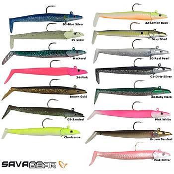 Savage gear Sandeel 12.5 cm 23 gr 2+1 Adet Suni Yem