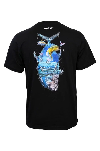 BKK Short Sleeve Casual Shirt Black Tirt
