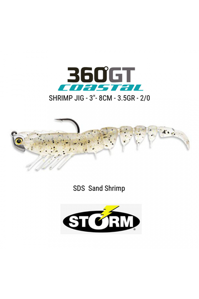 Storm 360GT Coastal Shrimp 8cm 3.5g Karides Silikon